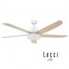 Lucci Air LOUISVILLE White/Oak Fan - Ceiling Fans