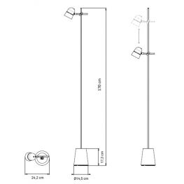 COUNTERBALANCE f - Floor Lamps