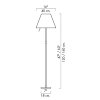 COSTANZA BRASS f - Floor Lamps