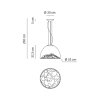 MOUNTAIN VIEW CHROME/CLEAR s - Κρεμαστά Φωτιστικά