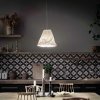 CRUMPLE White s - Suspension-Pendant Lights