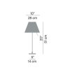 COSTANZINA MEZZO TONO Black t - Table Ambient Lamps