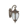 FLEUR Gold/Black Outdoor Wall - Traditional Outdoor Lanterns