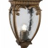 FLEUR Gold/Black Outdoor Wall - Traditional Outdoor Lanterns