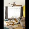 Lucci Air NAUTICA BRUSHED CHROME/TEAK DC Fan - Ceiling Fans