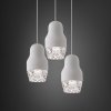 FEDORA 3 WHITE s - Suspension-Pendant Lights