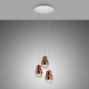 FEDORA 3 BRONZE s - Suspension-Pendant Lights