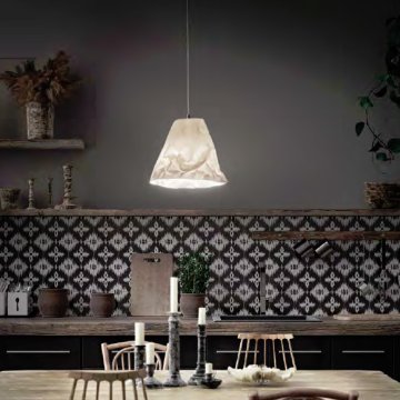 CRUMPLE White s - Suspension-Pendant Lights