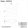 RADIUS pl - Φωτιστικά Οροφής / Πλαφονιέρες