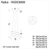 RADIUS s - Suspension-Pendant Lights