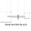 DESK MATRIX BLACK - Suspension-Pendant Lights