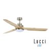 Lucci Air SHOALHAVEN Brushed Chrome/Ashwood fan - Ανεμιστήρες Οροφής