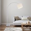 HOTEL CURVED WHITE f - Floor Lamps