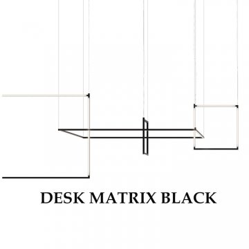 DESK MATRIX BLACK - Suspension-Pendant Lights