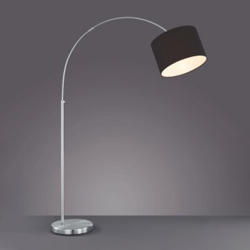 HOTEL CURVED BLACK f - Floor Lamps