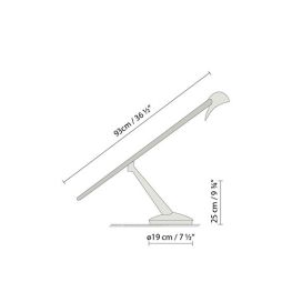 BLUEBIRD Chrome LED t - Φωτιστικά Γραφείου/Επιτραπέζια