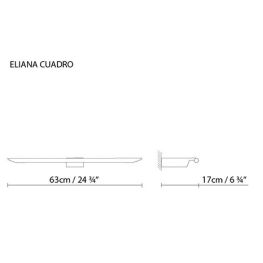 ELIANA W PICTURE LED GREY - Φωτιστικά Πινάκων Ζωγραφικής