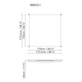 VEROCA 1 LED - Φωτιστικά Οροφής / Πλαφονιέρες