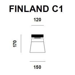FINLAND C1 - Φωτιστικά Οροφής / Πλαφονιέρες