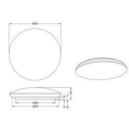 CHARLY RGB LED - Φωτιστικά Οροφής / Πλαφονιέρες