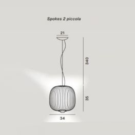 SPOKES 2 COPPER - Κρεμαστά Φωτιστικά