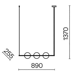 ERICH GOLD LINEAR s - Κρεμαστά Φωτιστικά