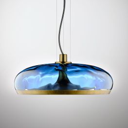 AURELIA S45 Brass/Blue - Κρεμαστά Φωτιστικά