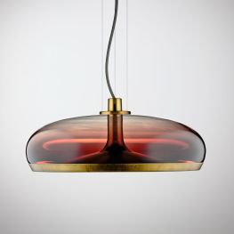 AURELIA S45 Brass/Burgundy - Κρεμαστά Φωτιστικά