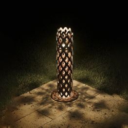 CHARLOTTE BOLLARD CORTEN - Φωτιστικά Δαπέδου Εξωτερικού Χώρου