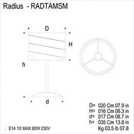 RADIUS t - Πορτατίφ/Επιτραπέζια Φωτιστικά