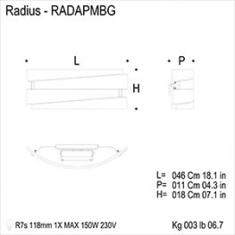 RADIUS Wall - Απλίκες / Φωτιστικά Τοίχου