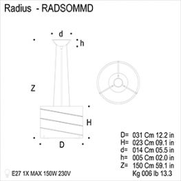 RADIUS s - Κρεμαστά Φωτιστικά