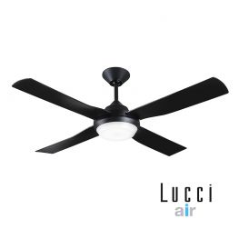 Lucci Air BANKSIA BLACK LED DC fan - Ανεμιστήρες Οροφής