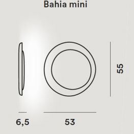 BAHIA mini Gold - Φωτιστικά Οροφής / Τοίχου