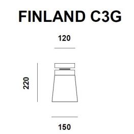 FINLAND C3 - Φωτιστικά Οροφής / Πλαφονιέρες