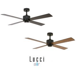Lucci Air NEWPORT BLACK WL DC fan - Ανεμιστήρες Οροφής