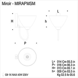 MIROIR Wall - Απλίκες / Φωτιστικά Τοίχου