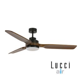 Lucci Air SHOALHAVEN Black/Dark Koa fan