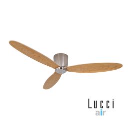 Lucci Air AIRFUSION RADAR BRUSHED CHROME/TEAK fan