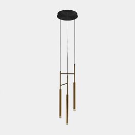 CANDLE TRIPLEX GOLD
