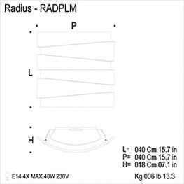 RADIUS pl - Φωτιστικά Οροφής / Πλαφονιέρες