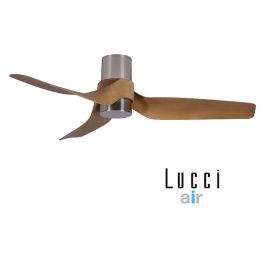 Lucci Air NAUTICA BRUSHED CHROME/TEAK DC Fan