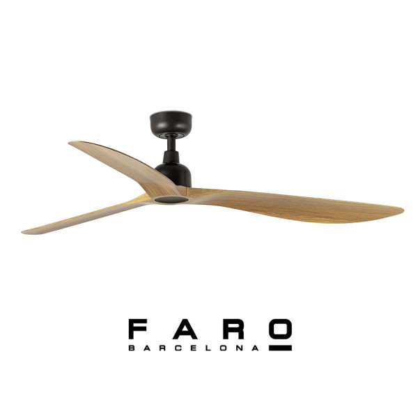 OUTWOOD L DARK BROWN/OAK NL FAN