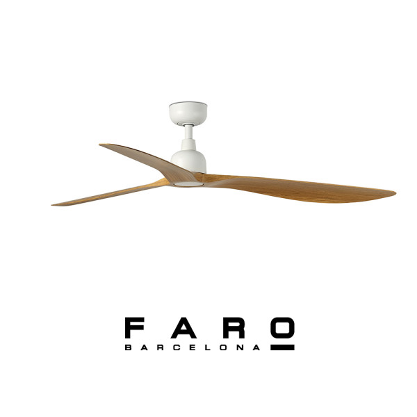 OUTWOOD L WHITE/LIGHT OAK NL FAN