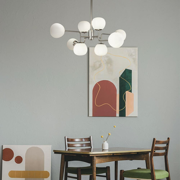 ERICH NICKEL CHANDELIER