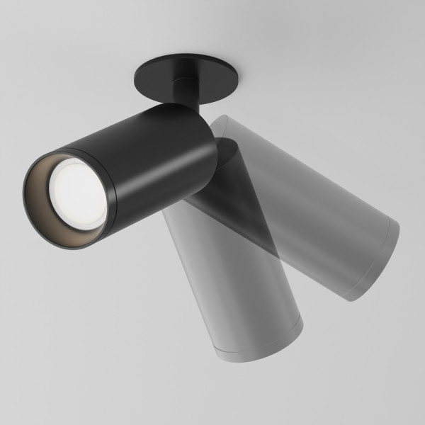 FOCUS BLACK RECESSED SPOT