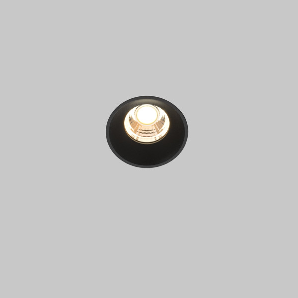ROUND RECESSED SPOT BLACK