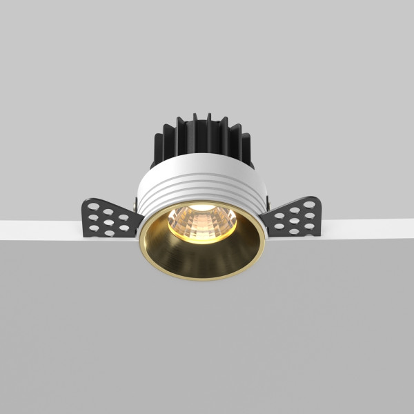 ROUND RECESSED SPOT GOLD