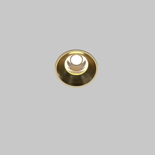 ROUND RECESSED SPOT GOLD