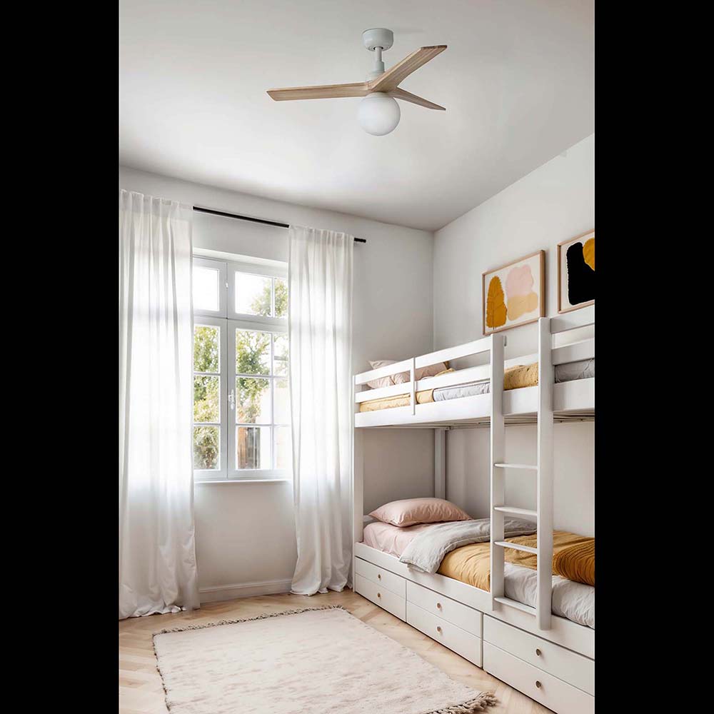KLIM WHITE/OAK FAN